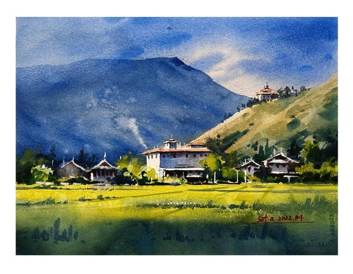 Gallery Of WaterColor Painting By Sofia Wu Mei - China
