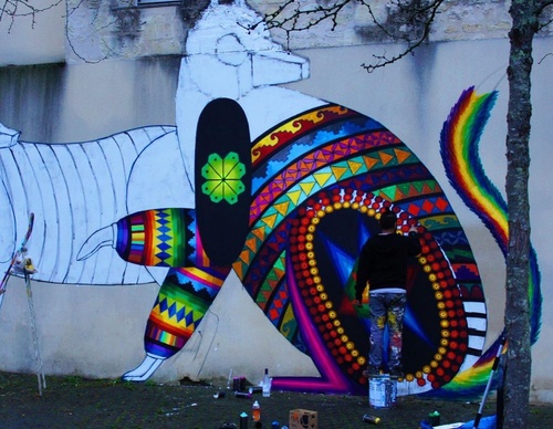 Galería de arte callejero de Spaik - México