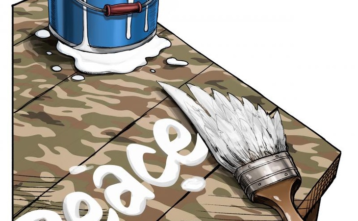 Peace on the war table