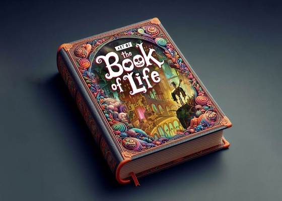 The book of "The Art of the Book of Life"animation