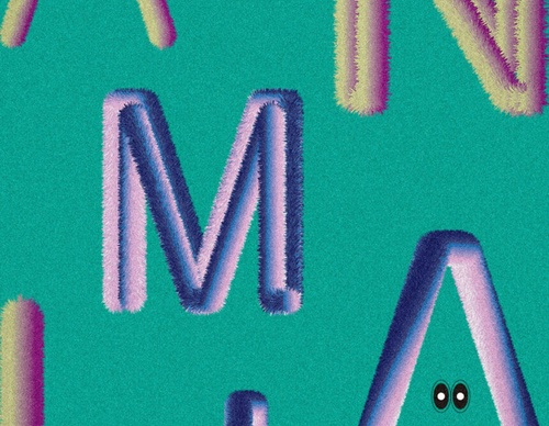 blank poster animal