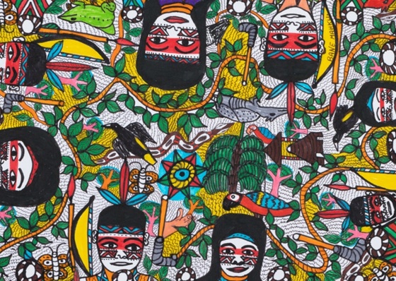 Um pouco da arte dos índios latino-americanos