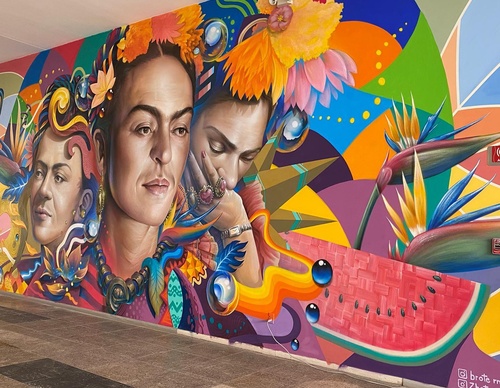 Galería de arte callejero de Zhot Rnk - México