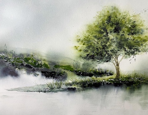Gallery of Watercolor painting by Karlyn Shahnazarian-Canada
