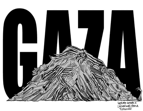 Gallery of cartoon about Gaza Genocide's