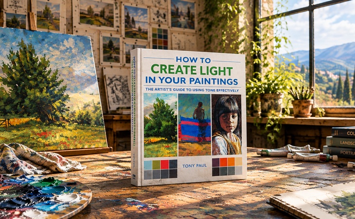 How To Create Light In Your Paintings: The Artist’s Guide To Using Tone Effectively by Tony Paul