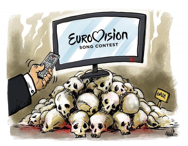 Gaza at Eurovision | Even though the conflict in Gaza is worsening, people preferred to change the channel on TV.