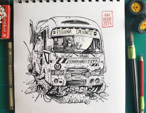 Gallery Of Illustration By Mad Kobra - Dominican Republic