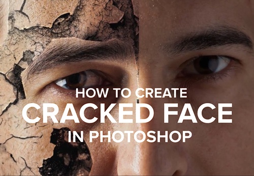 Cómo Hacer un Efecto de Rostro Agrietado - Tutorial de Photoshop