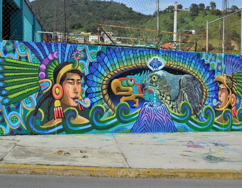 Galería de arte callejero de Nashi Bime - México