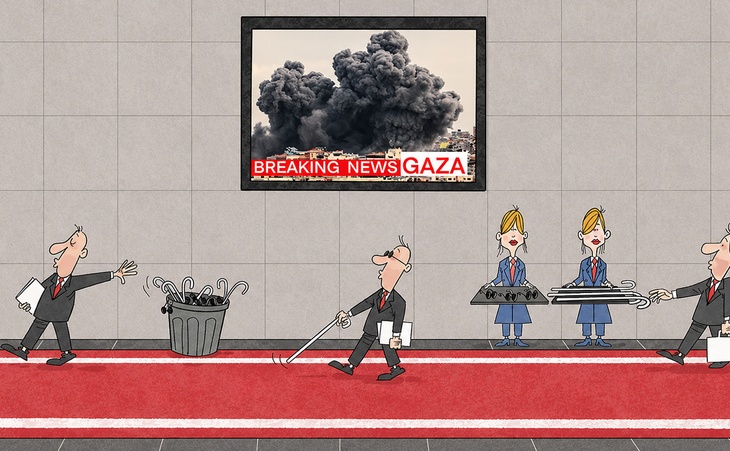 Gallery of International Cartoons about Palestine