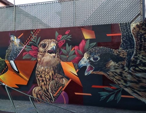 Galería de arte callejero de Nashi Bime - México