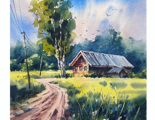 Gallery Of WaterColor Painting By Sofia Wu Mei - China