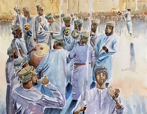 Galería de ilustraciones de Amjed Alsiyabi - Omán
