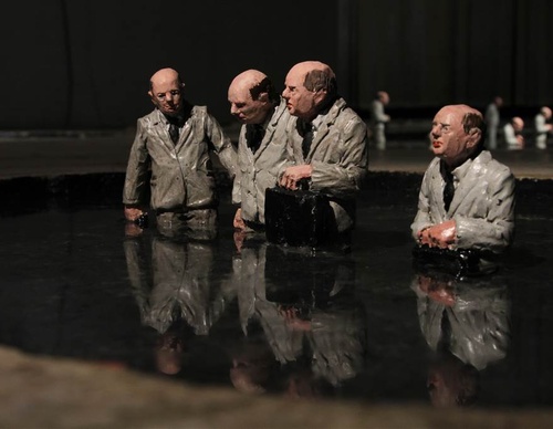Gallery of Sculpture & Modern art by Isaac Cordal-Spain