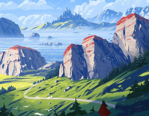 Galeria de ilustrações de Philip Sue - Nova Zelândia