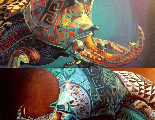 Galería de arte callejero de Adrian Takano - México